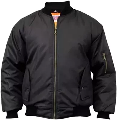 Buy Mens Classic A1 Bomber Jacket Padded Windproof Winter Biker Jacket Military Coat • 21.99£