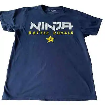 Buy Boys Ninja Battle Royale Blue T-shirt XL (14/16) • 4.74£