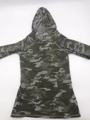 Buy Justice Hoodie Women Small Size 10 Camouflage Long Sleeve..T183 • 3.54£