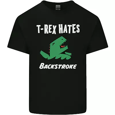 Buy T-Rex Hates Backstroke Funny Swimmer Swim Mens Cotton T-Shirt Tee Top • 8.75£