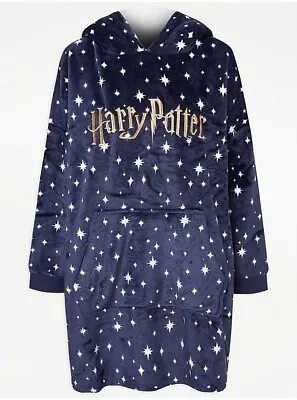 Buy Brand New George Size Small-8-10-12-14-16 Harry Potter Hooded Blanket Oddie • 12.50£