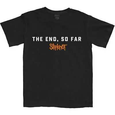 Buy Official Slipknot T Shirt The End So Far Album Cover Mens Black Rock Metal Tee • 9.99£