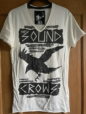Buy The Sound Crows Logo T-Shirt With Feature Beading Size XS Never Worn • 4.99£