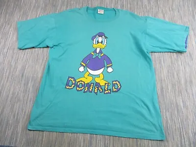 Buy Vintage Donald Duck T Shirt Men Extra Large Wellington Apparel Tag Single Stitch • 17.83£