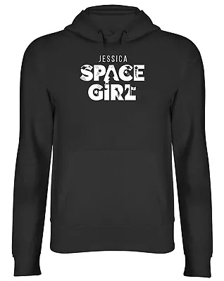 Buy Personalised Space Girl Mens Womens Hooded Top Hoodie • 17.99£