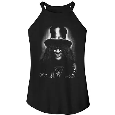 Buy Slash Black & White Bust Photo Women's Rocker Tank T Shirt Rock Music Merch • 26.93£