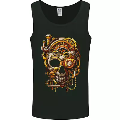 Buy Steampunk Skull Mens Vest Tank Top • 9.99£