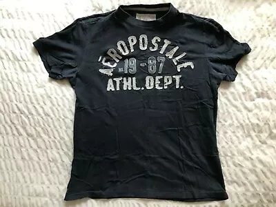 Buy Aeropostale Men's T-shirt - Size M, Blue (Aero Athletic Department 1987) • 4.99£