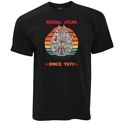 Buy Star Wars Unofficial - 1977 Retro FALCON Rebel Scum T-Shirt  Rebel Alliance NEW • 14.50£