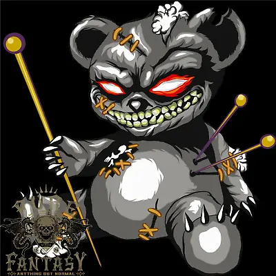 Buy Voodoo Doll Skull Koala Bear Halloween Mens Cotton T-Shirt Tee Top • 11.74£