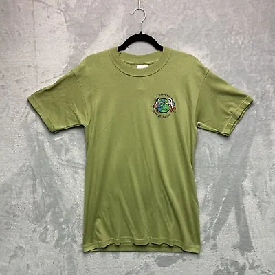 Buy Vintage Screen Stars History T Shirt Men’s Small Green Journey To 21st Century  • 5.96£