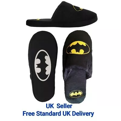 Buy Official DC MARVEL COMICS BATMAN Dark Knight Slip On Slippers Shoes Mules NEW  • 18.95£
