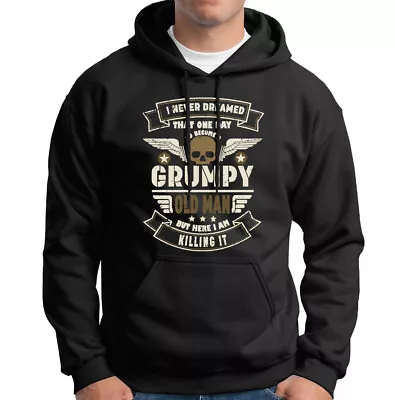 Buy Fathers Day Never Dreamed I'd Become A Grumpy Old Man Novelty Men Hoody #6ED Lot • 18.99£