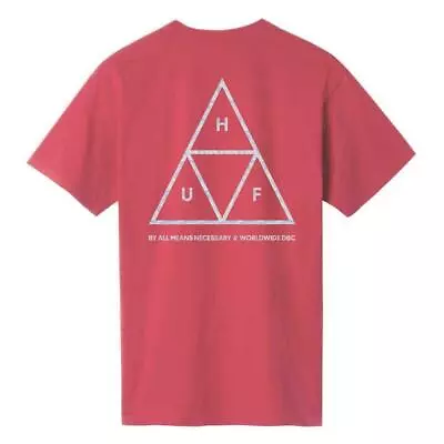 Buy Genuine HUF Hologram T-Shirt - Rose Wood Red • 23.98£