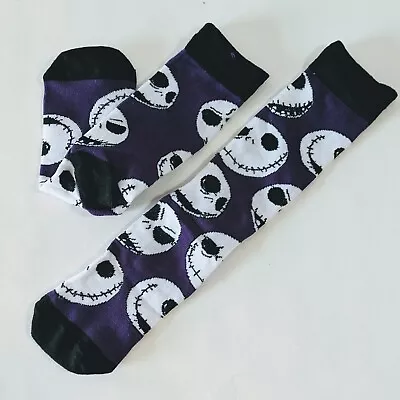 Buy Novelty Socks Nightmare Before Christmas Purple Jack Skellington Heads • 4.82£