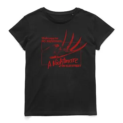 Buy Official A Nightmare On Elm Street Welcome To My Nightmare Women's T-Shirt - • 10.79£
