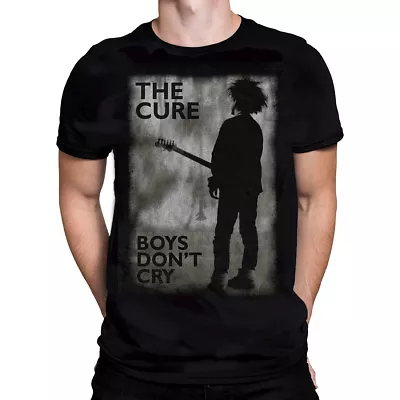Buy Official T Shirt THE CURE- BOYS DON'T CRY B&W All Sizes Black Mens Licensed New • 15.99£