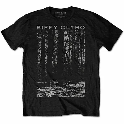 Buy BIFFY CLYRO   Unisex T- Shirt -  Tree - Black   Cotton  • 16.99£