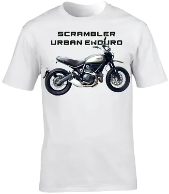 Buy Motorcycle T-Shirt Scrambler Enduro Urban Motorbike Biker Short Sleeve Crew Neck • 16.99£