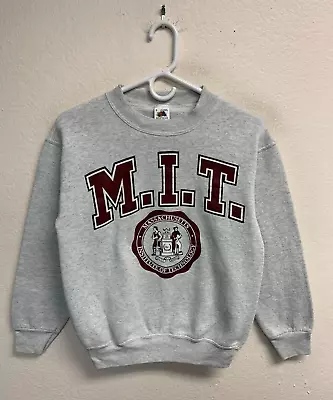 Buy Vintage MIT Women's Sweatshirt FITS XS-SMALL Massachusetts Institute Technology • 38.38£