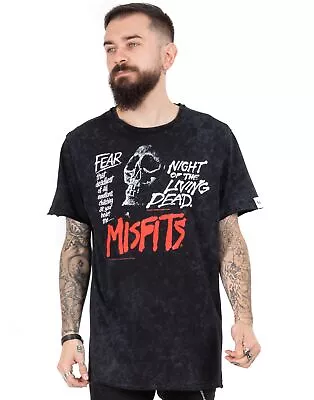 Buy Misfits Black Short Sleeved T-Shirt (Mens) • 19.99£