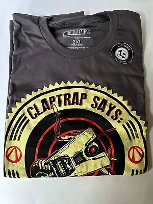 Buy Borderlands Claptrap T-shirt Size 2XL BRAND NEW • 28.86£