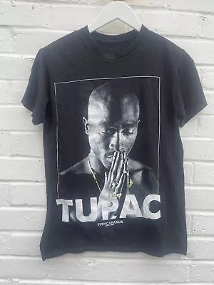 Buy 2PAC T-Shirt Men's Size Small Black 71 Tupac Graphic T-Shirt • 9.99£