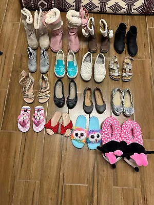 Buy Lot Of Various Kids Shoes/Flats/Boots Various Brands And Sizes In Great Shape!! • 4£