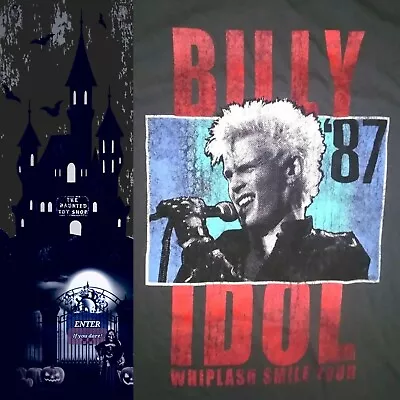 Buy Billy Idol Whiplash Smile Tour '87 T Shirt Size XL HTF! • 337.80£