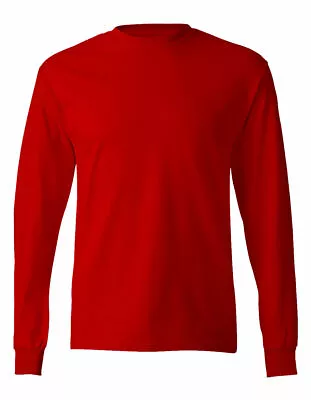 Buy River Road Mens Long Sleeve Plain T-shirt Cuffs 100% Cotton Premium Casual Tee • 5.50£