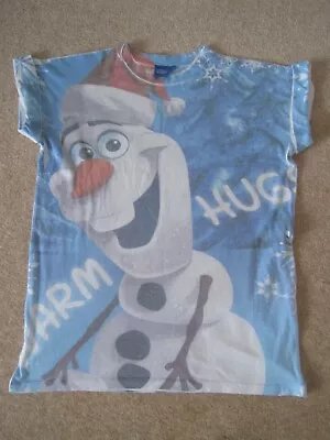 Buy Disney Frozen Olaf T-shirt Size 6 - 'Warm Hug' - Primark • 1£