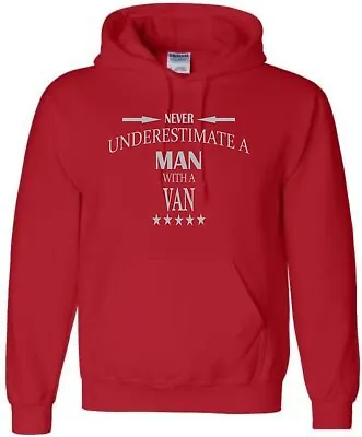 Buy Never Underestimate A Man With A Van Hoodie, Van Driver Hoody, Driving Hooded • 20.99£