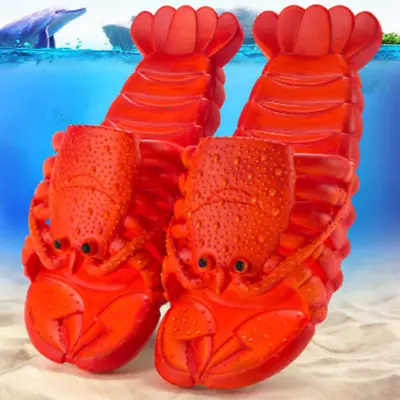 Buy Creative Lobster Flip Flops For Fun Pool And Beach Parties • 10.43£