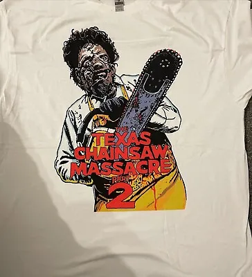 Buy Texas Chainsaw Massacre 2 - T Shirt  - Various Sizes Horror Leatherface • 20£