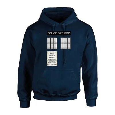 Buy Police Box Doctor Style HOODIE Fanmade Merchandise Who Inspired Mens & Womens • 29.95£
