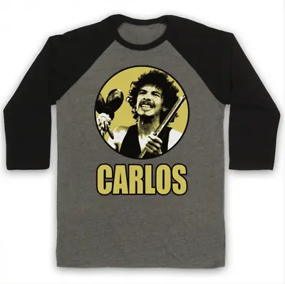 Buy Carlos Santana Guitar Legend Black Magic Unofficial 3/4 Sleeve Baseball Tee • 23.99£