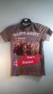 Buy Burton Dad's Army Don't Panic T-shirt Size Small • 14.99£