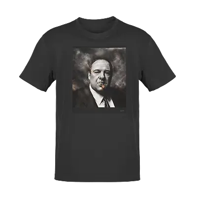 Buy Tony Soprano Fan Art Christmas Mafia James Gandolfini Godfather T Shirt 1 • 9.99£