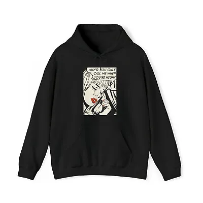 Buy Arctic Monkeys Why'd You Only Call Me When You're High Hoodie Am Music Comic • 39.99£