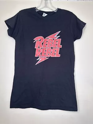 Buy David Bowie Rebel Rebel T-Shirt Size Small Punk Rock Glam Cd Lp Iggy Pop Womens • 14£