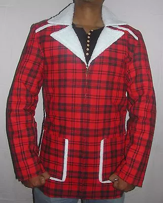 Buy Men's Deadpool Ryan Reynolds Celebrity Shearling Fur Jacket Designer Coat • 64.99£