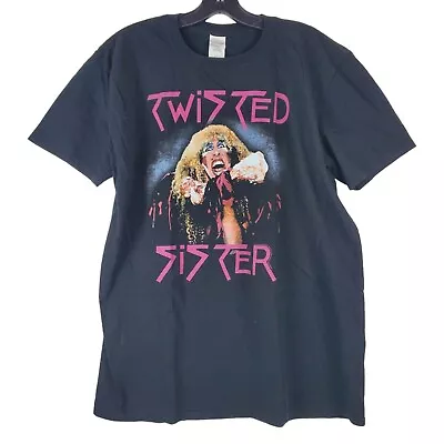 Buy TWISTED SISTER Shirt Adult Large Black New School 80s Rock Band Merch • 16.07£