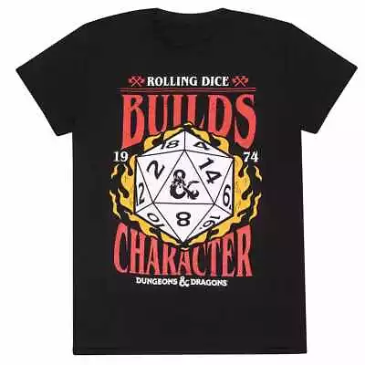 Buy Dungeons And Dragons - Builds Character Unisex Black T-Shirt Ex Larg - K777z • 13.09£