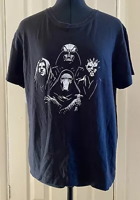 Buy Black Star Wars Baddies Queen Bohemian Rhapsody Parody T-shirt Size Small • 6.50£
