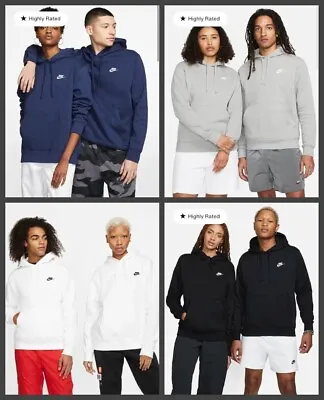 Buy Nike Mens Sportswear Club Fleece Pullover Hoodie Hooded Sweatshirt • 26.99£