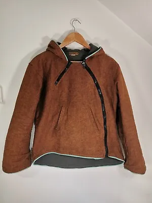 Buy Pure Himalyan Hippie Coat Jacket Brown - Warm Steam Punk Hoodie Size Small • 16£