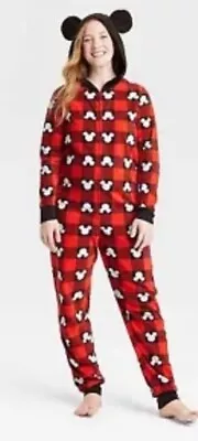 Buy Women's Disney 100 Mickey Mouse Matching Family Union Suit - Red S (U) • 9.44£