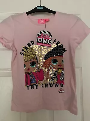 Buy LOL Surprise Pale Pink Tshirt With Gold Foil, Age 9-10 Years BNWT • 7.50£