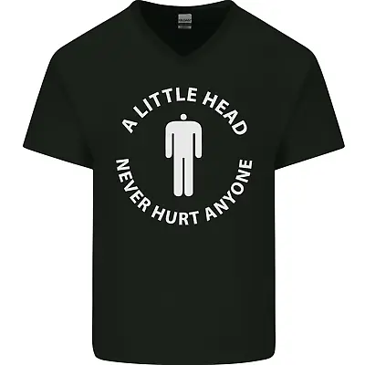 Buy A Little Head Funny Offensive Slogan Mens V-Neck Cotton T-Shirt • 8.99£