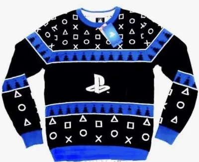 Buy Large 46  Chest Play Station Christmas Xmas Jumper / Sweater By Difuzed PS12345 • 33.99£